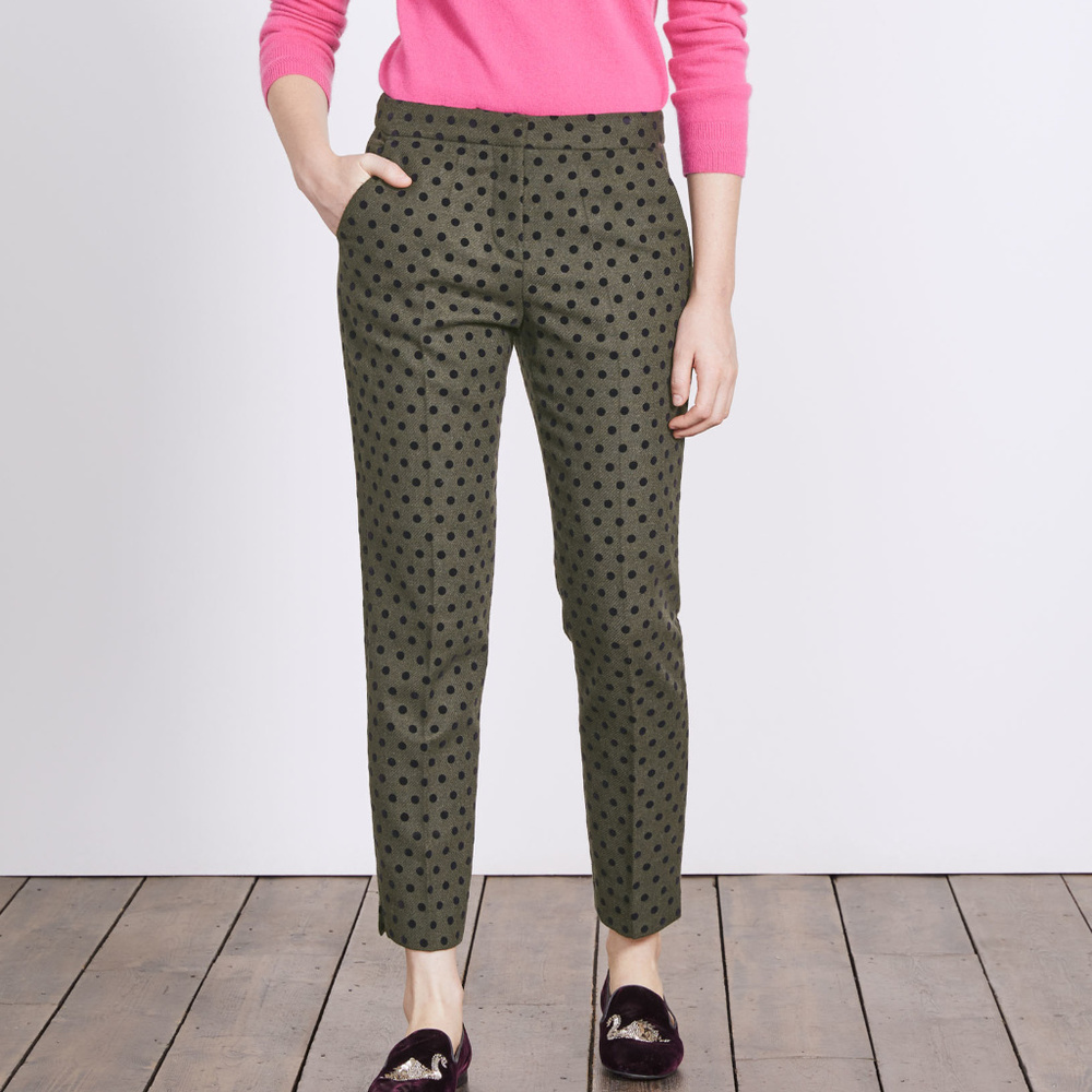 ⭐ Boden Mirabelle Wool Polka Dot Pants NWOT